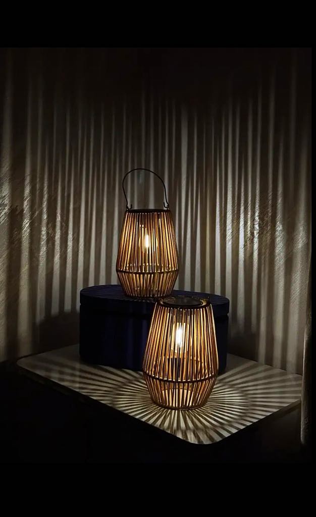 Rattan  Solar Tuinverlichting