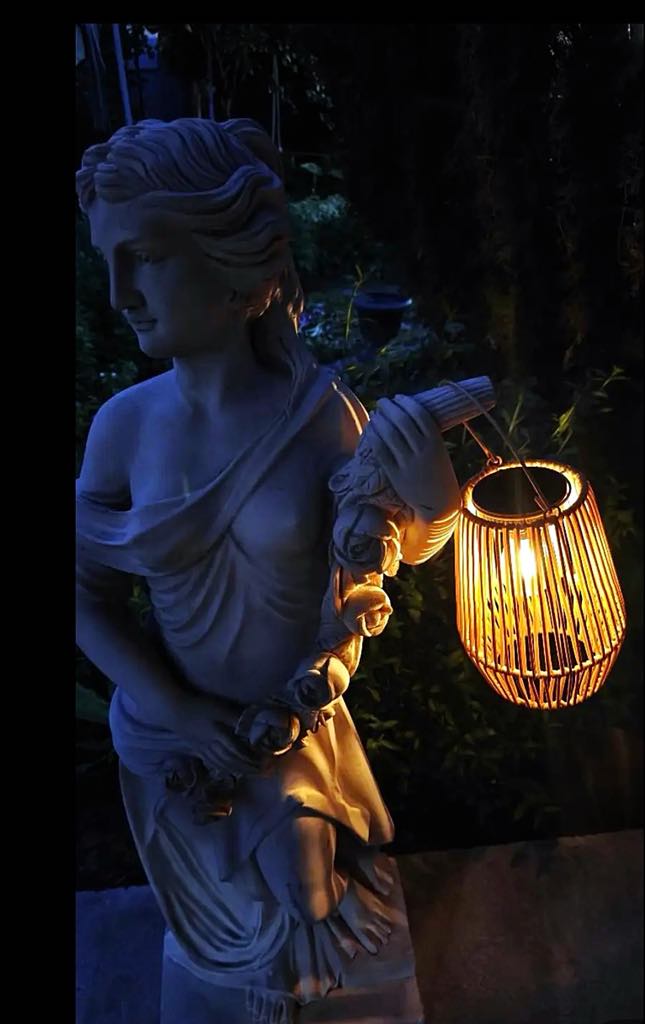 Rattan  Solar Tuinverlichting
